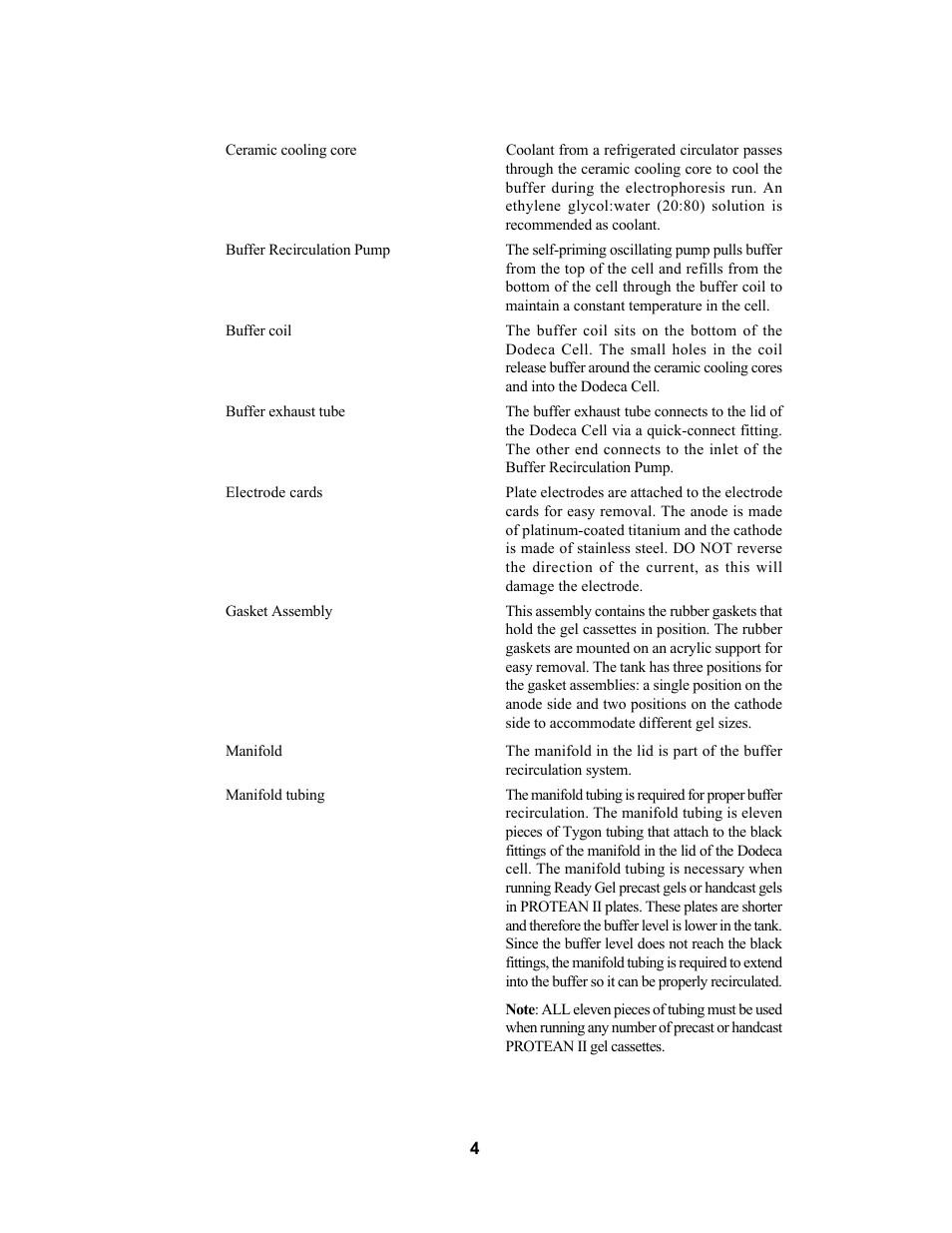 Bio-Rad PROTEAN Plus Dodeca Cell User Manual | Page 6 / 20