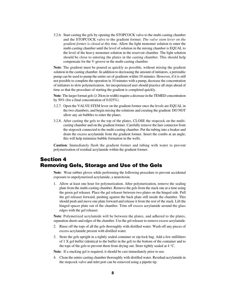 Bio-Rad PROTEAN Plus Multi-Casting Chamber User Manual | Page 10 / 13