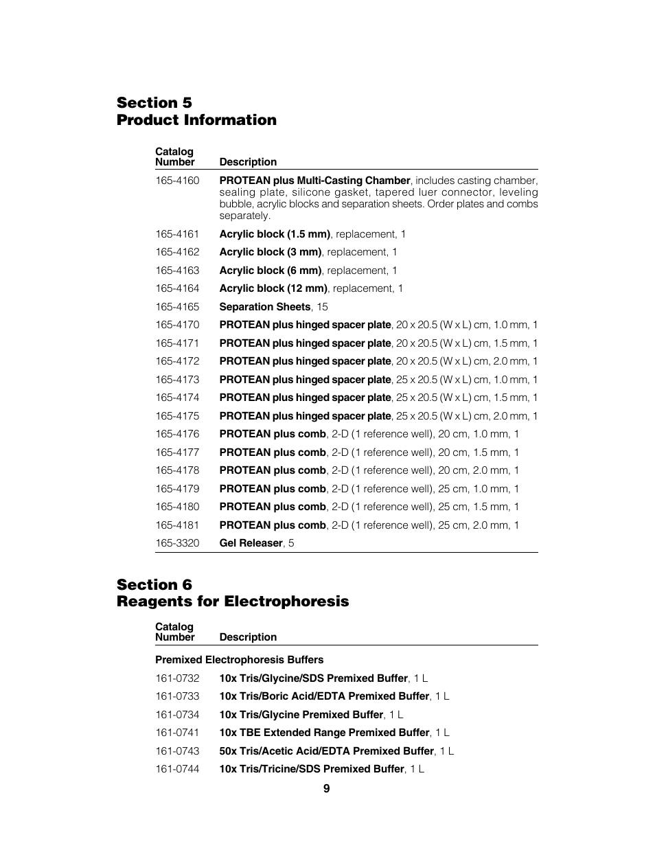 Bio-Rad PROTEAN Plus Multi-Casting Chamber User Manual | Page 11 / 13