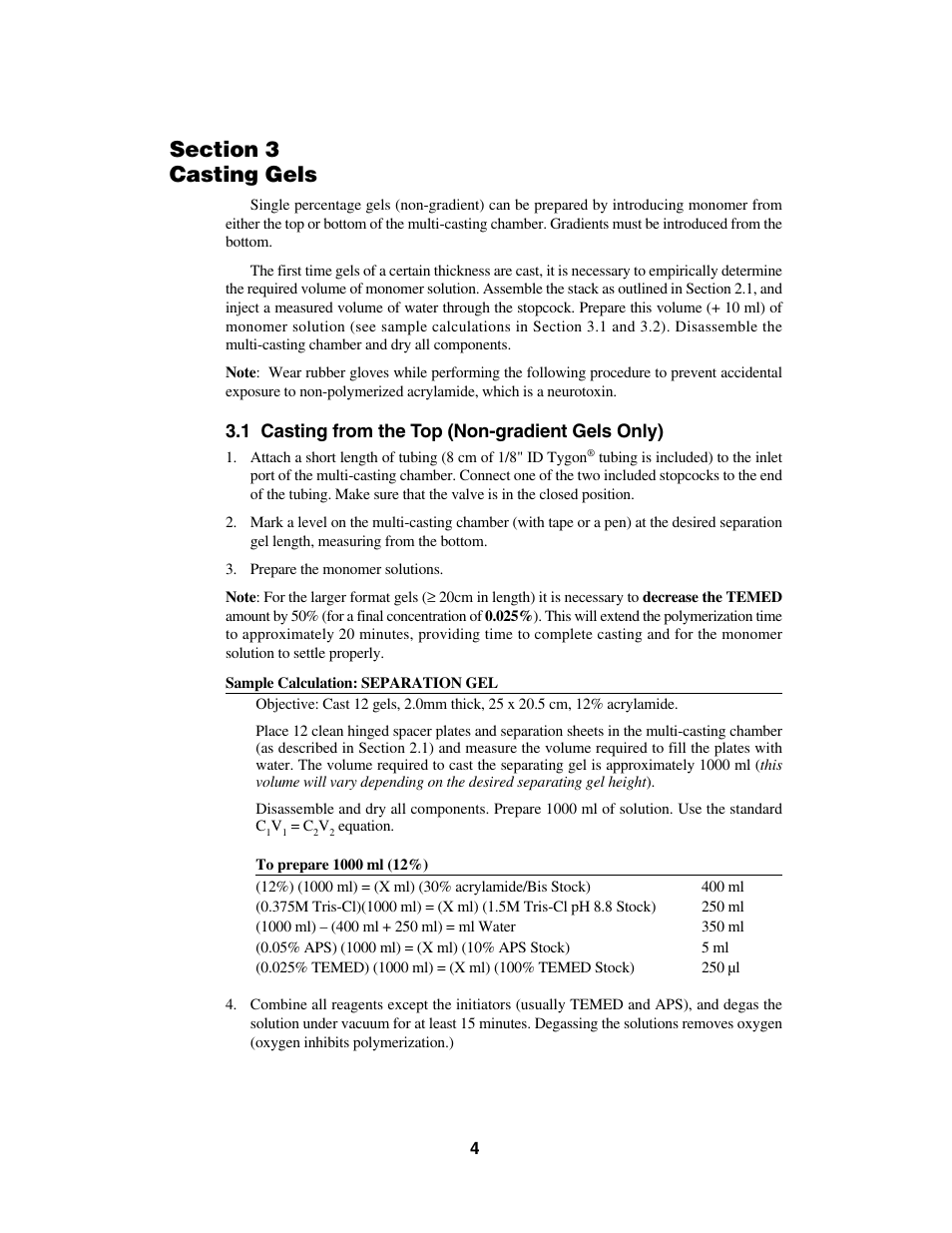 Bio-Rad PROTEAN Plus Multi-Casting Chamber User Manual | Page 6 / 13