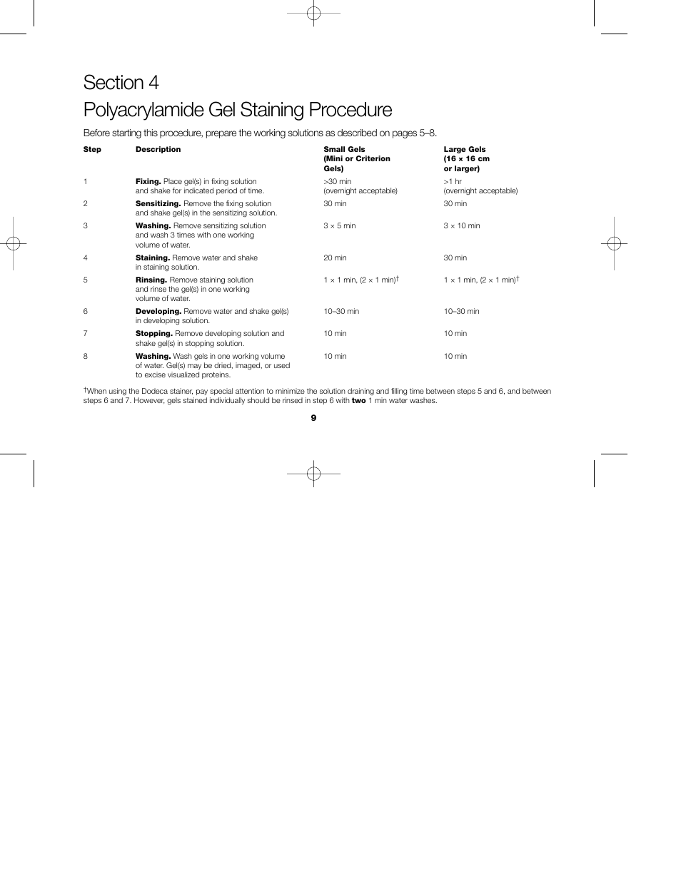 Bio-Rad Silver Stains User Manual | Page 11 / 16