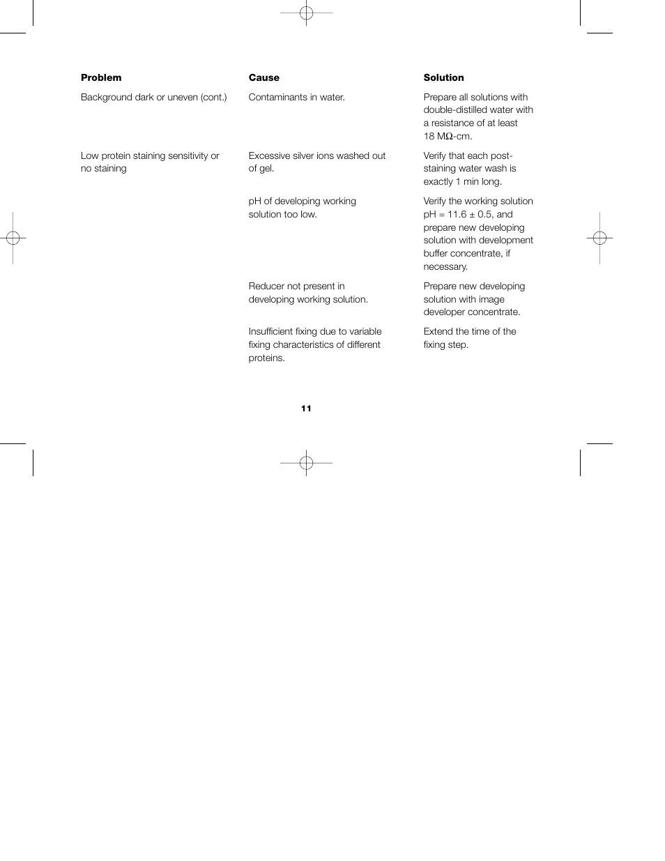 Bio-Rad Silver Stains User Manual | Page 13 / 16