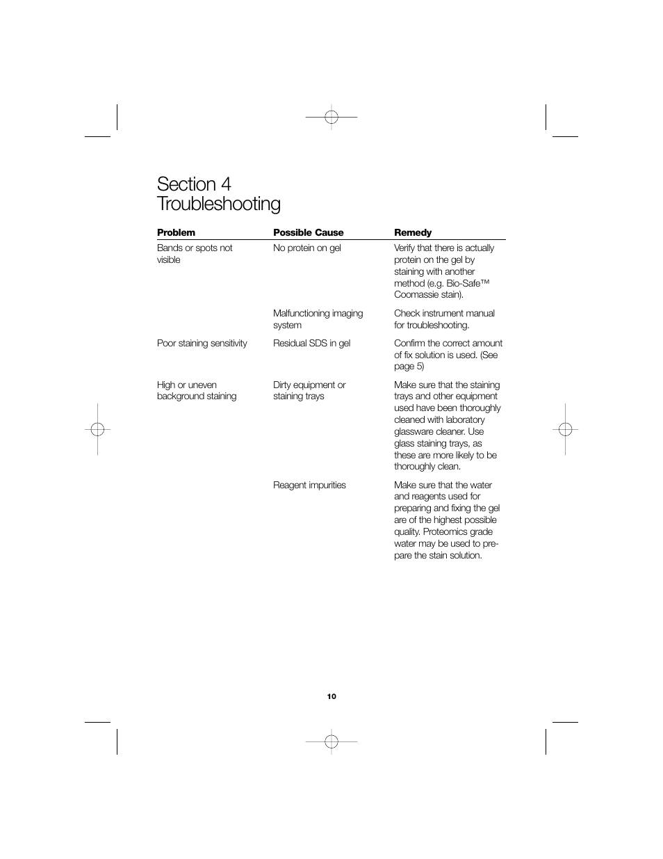 Bio-Rad Fluorescent Protein Stains User Manual | Page 12 / 15