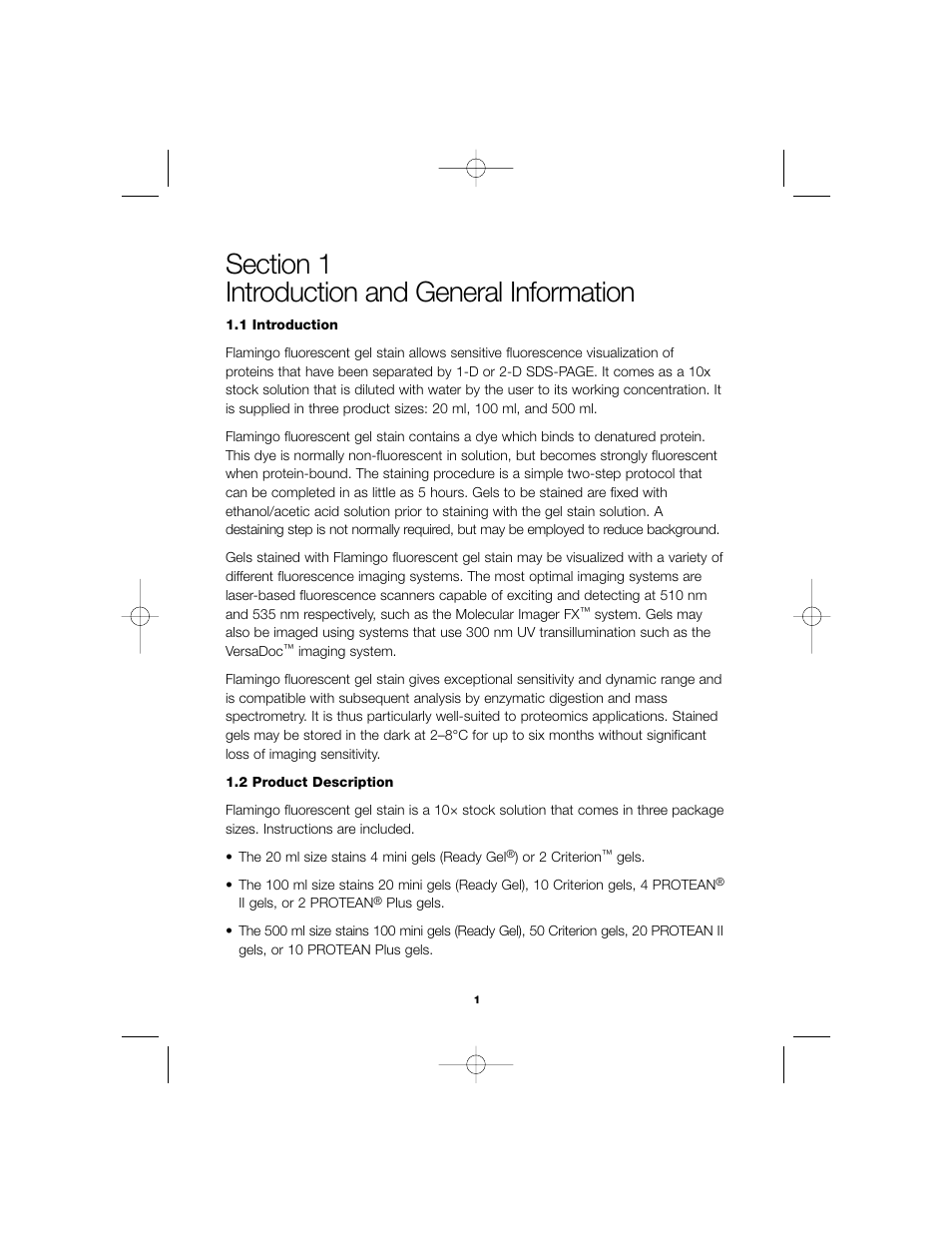 Bio-Rad Fluorescent Protein Stains User Manual | Page 3 / 15