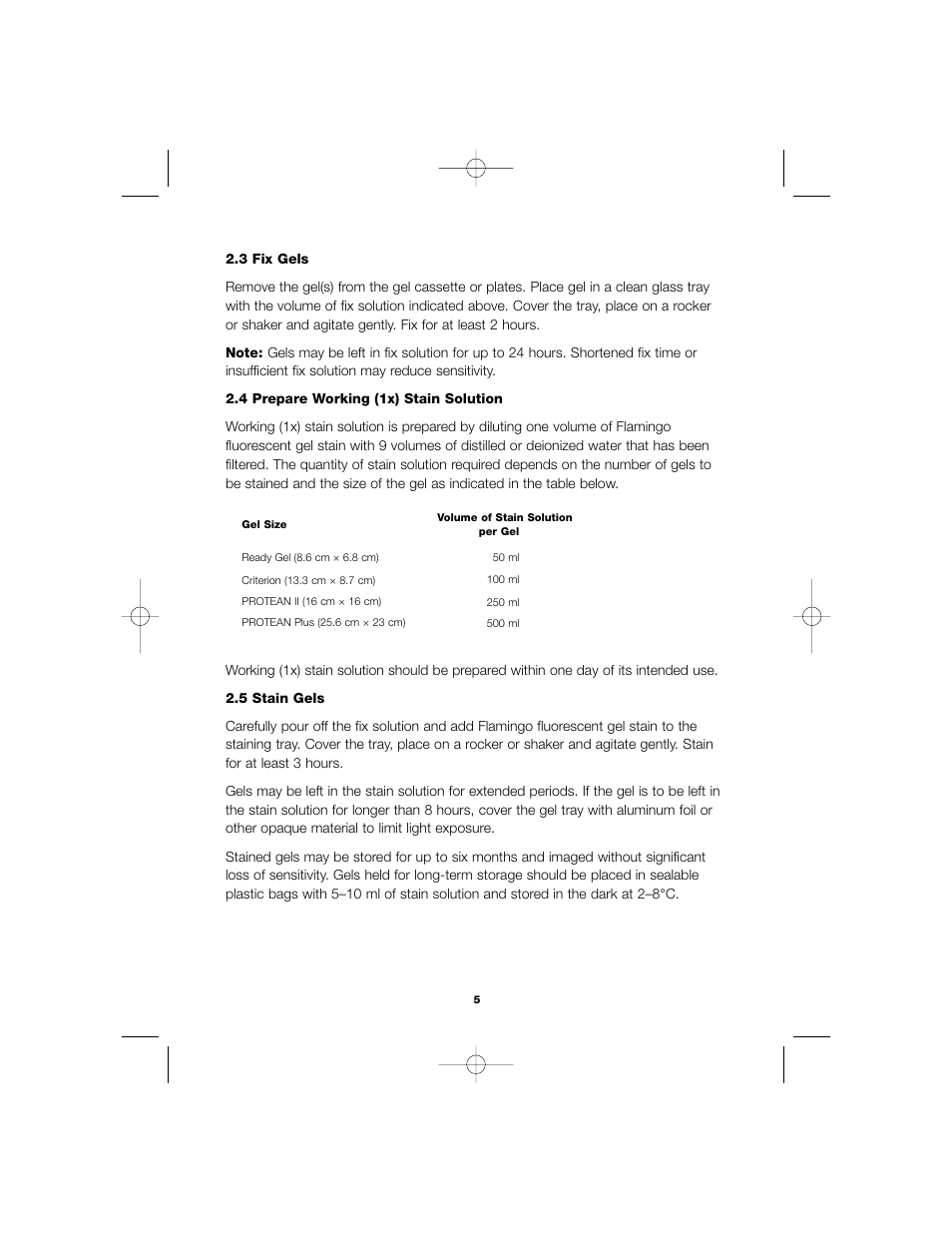 Bio-Rad Fluorescent Protein Stains User Manual | Page 7 / 15