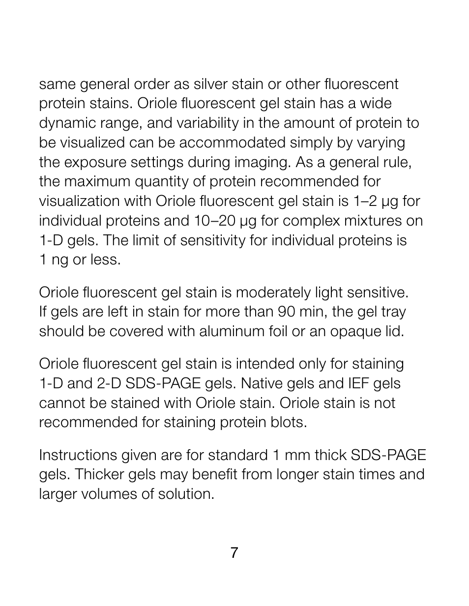 Bio-Rad 2-D Electrophoresis Workflow User Manual | Page 11 / 27