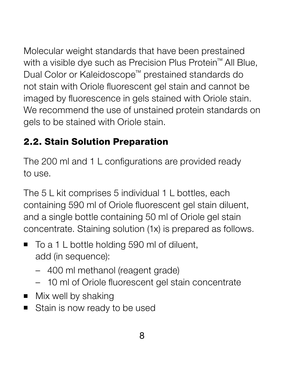 Bio-Rad 2-D Electrophoresis Workflow User Manual | Page 12 / 27