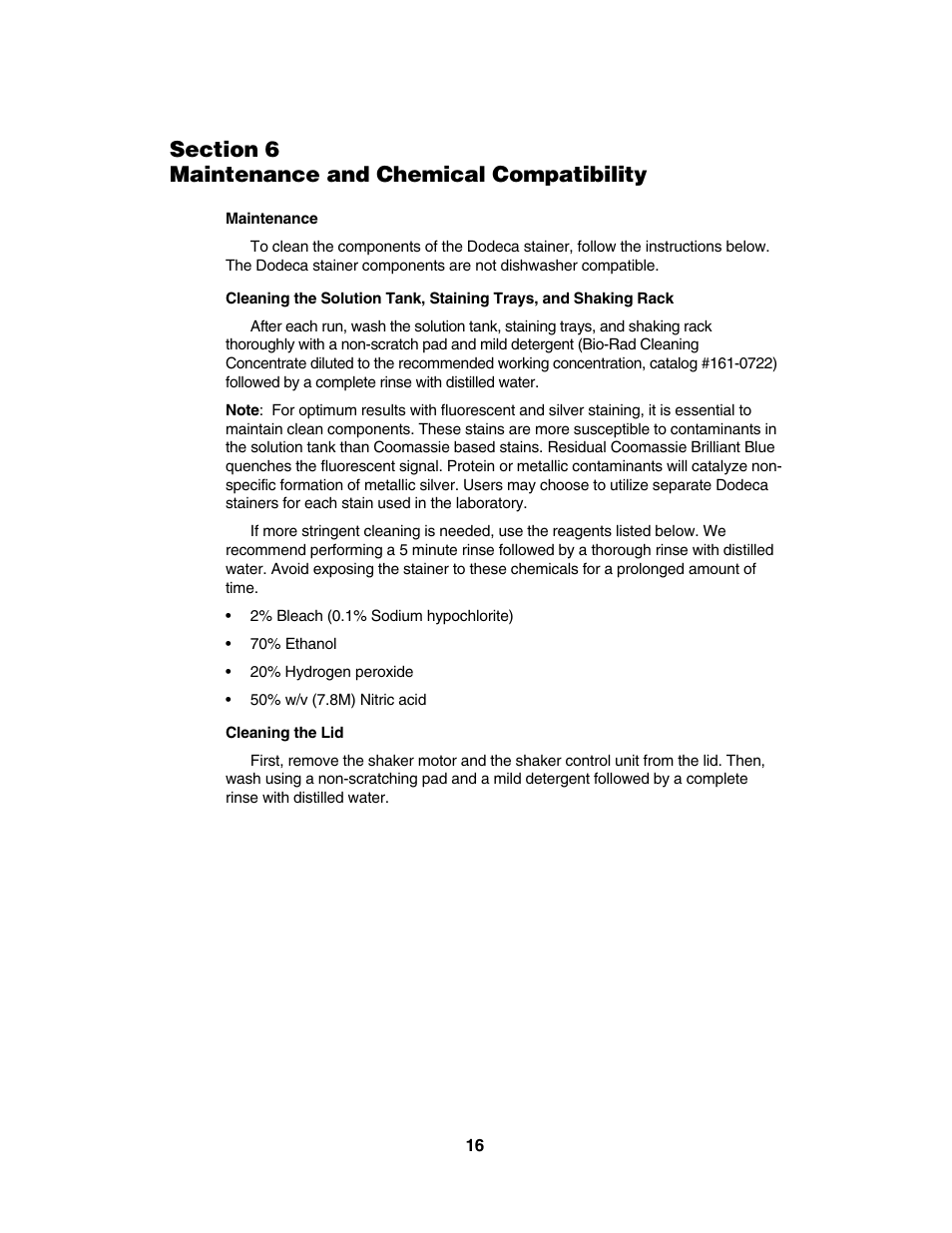 Bio-Rad High-Throughput Dodeca™ Gel Stainers User Manual | Page 19 / 26