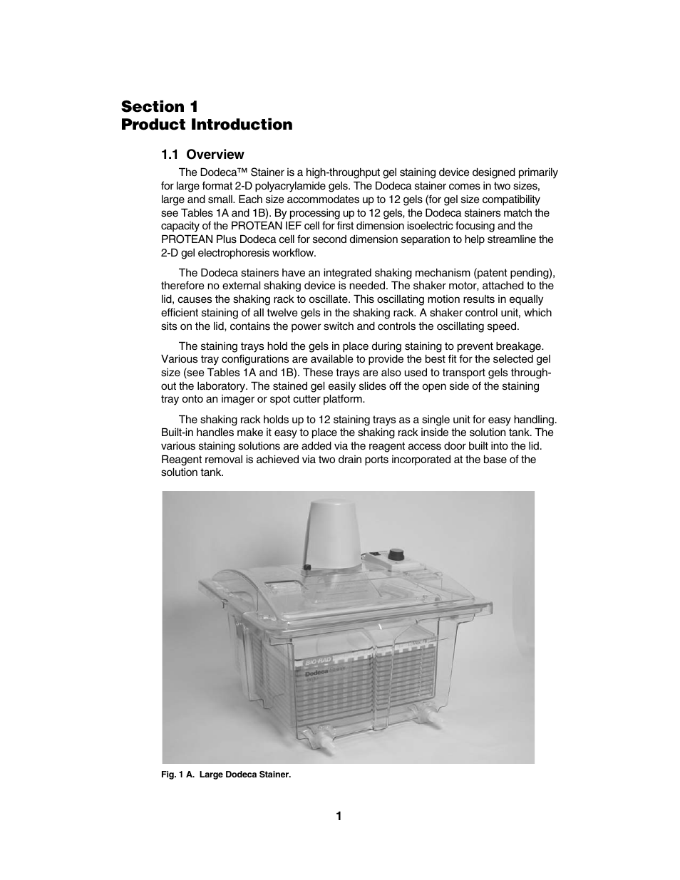 Bio-Rad High-Throughput Dodeca™ Gel Stainers User Manual | Page 4 / 26