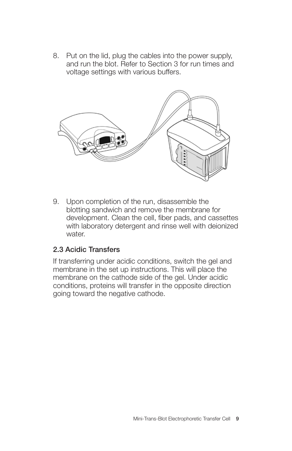 Bio-Rad Mini Trans-Blot® Cell User Manual | Page 15 / 40