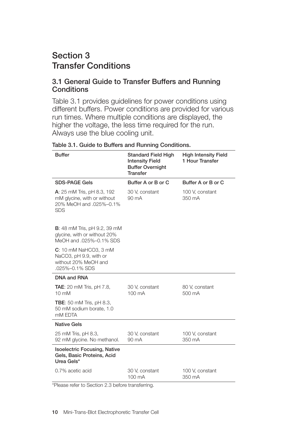 Bio-Rad Mini Trans-Blot® Cell User Manual | Page 16 / 40