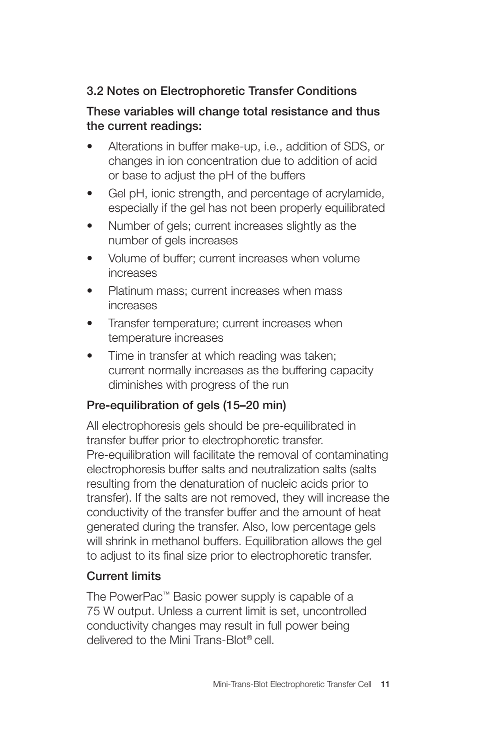 Bio-Rad Mini Trans-Blot® Cell User Manual | Page 17 / 40