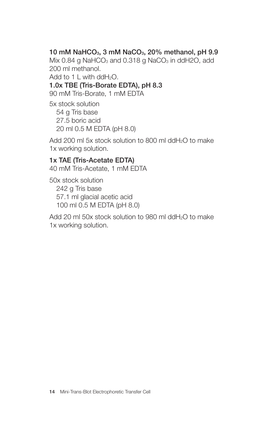 Bio-Rad Mini Trans-Blot® Cell User Manual | Page 20 / 40