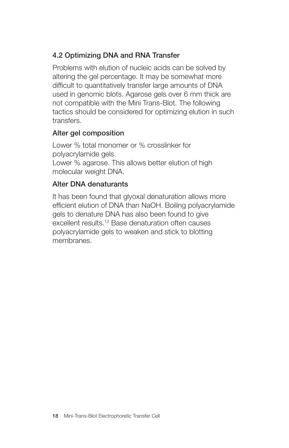 Bio-Rad Mini Trans-Blot® Cell User Manual | Page 24 / 40