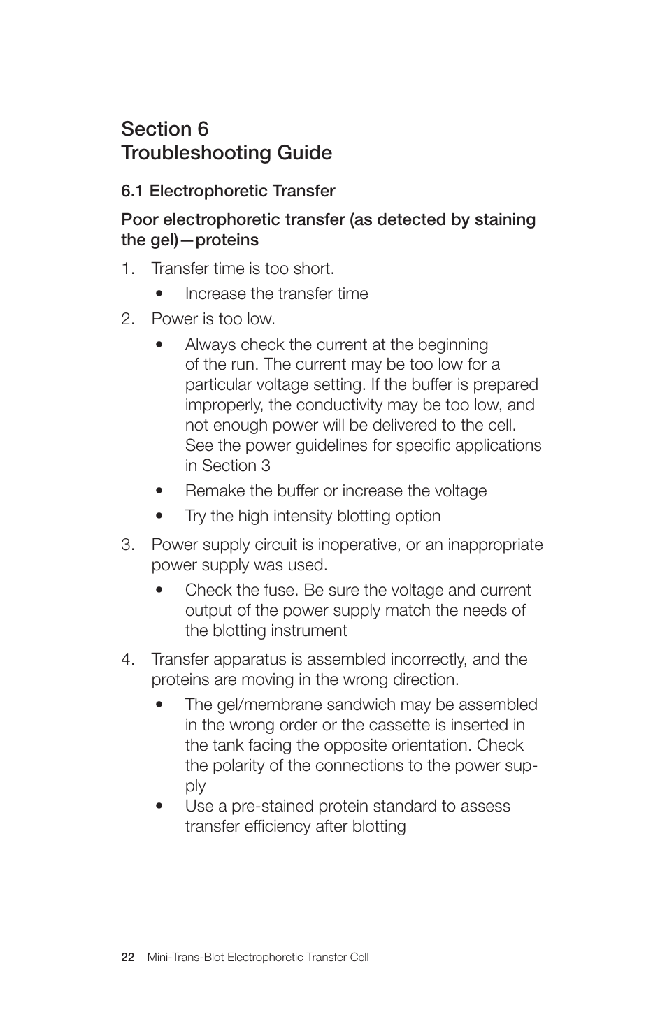 Bio-Rad Mini Trans-Blot® Cell User Manual | Page 28 / 40