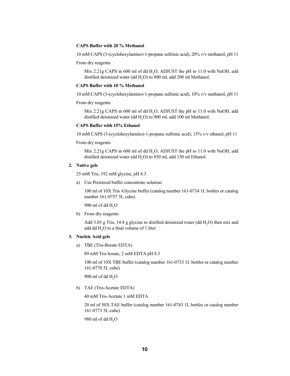 Bio-Rad Criterion™ Blotter User Manual | Page 12 / 22