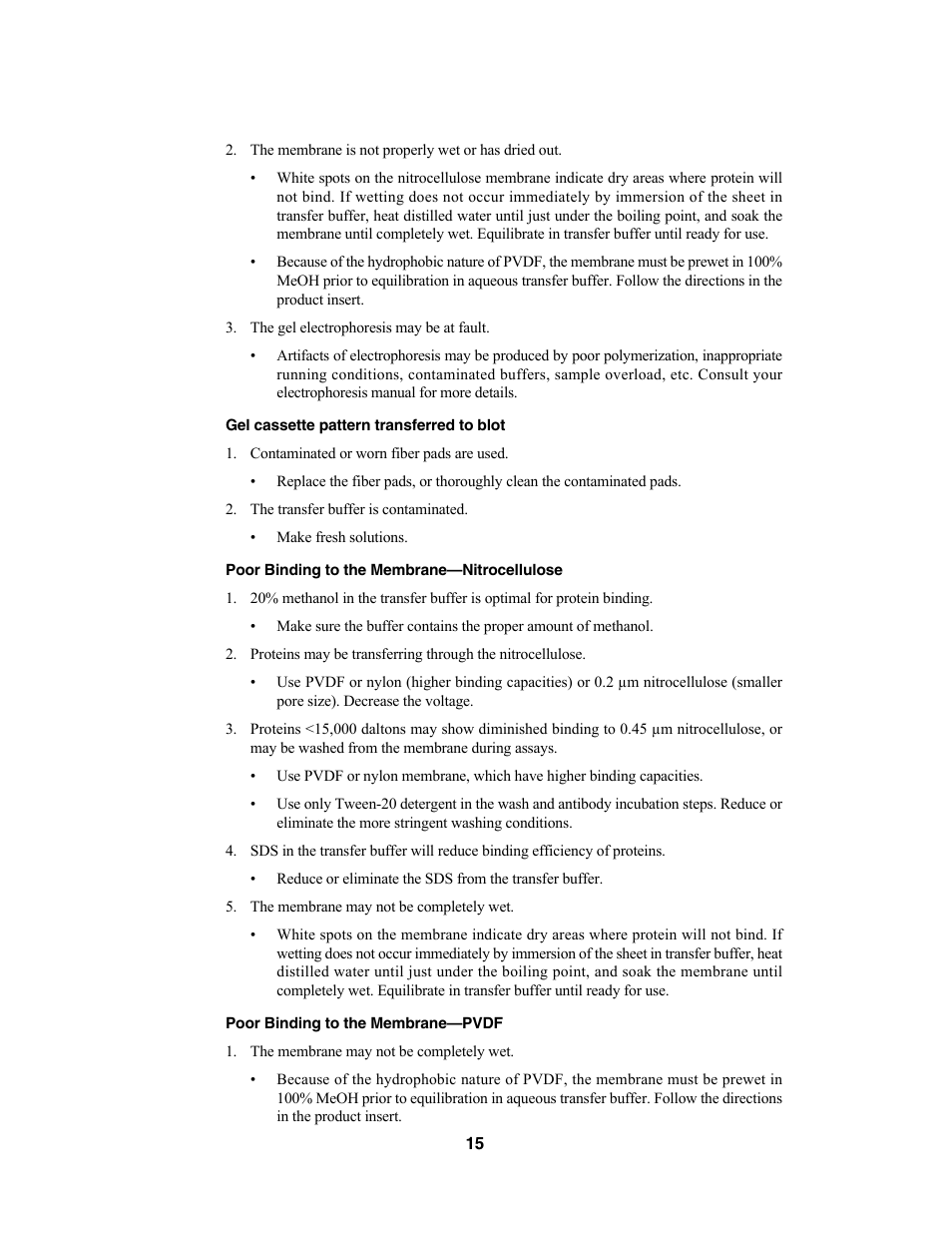 Bio-Rad Criterion™ Blotter User Manual | Page 17 / 22