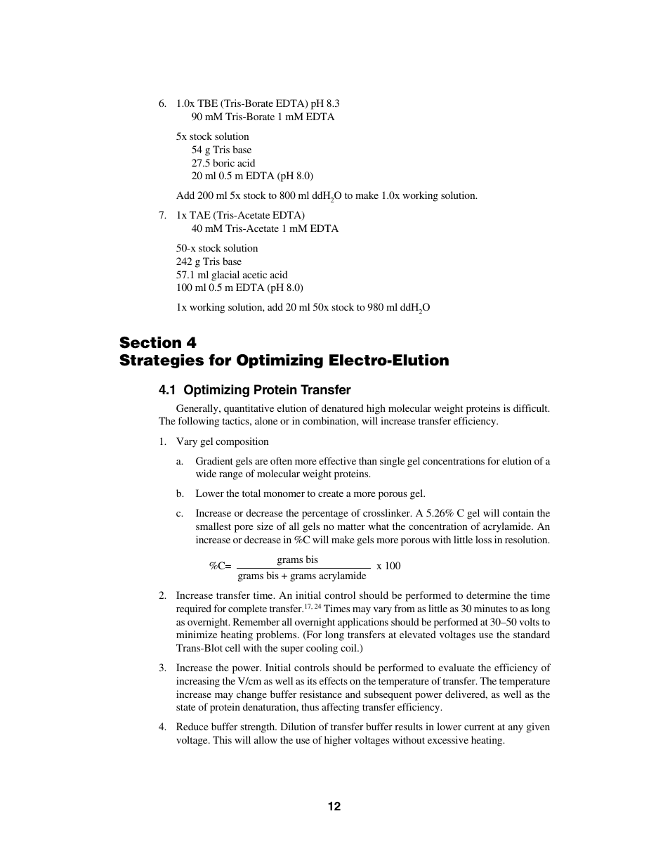 Bio-Rad Trans-Blot® Cell User Manual | Page 15 / 27