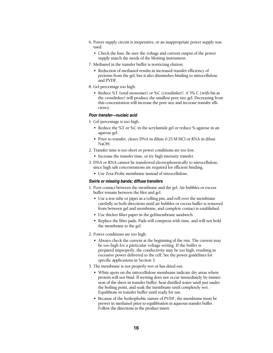 Bio-Rad Trans-Blot® Cell User Manual | Page 19 / 27