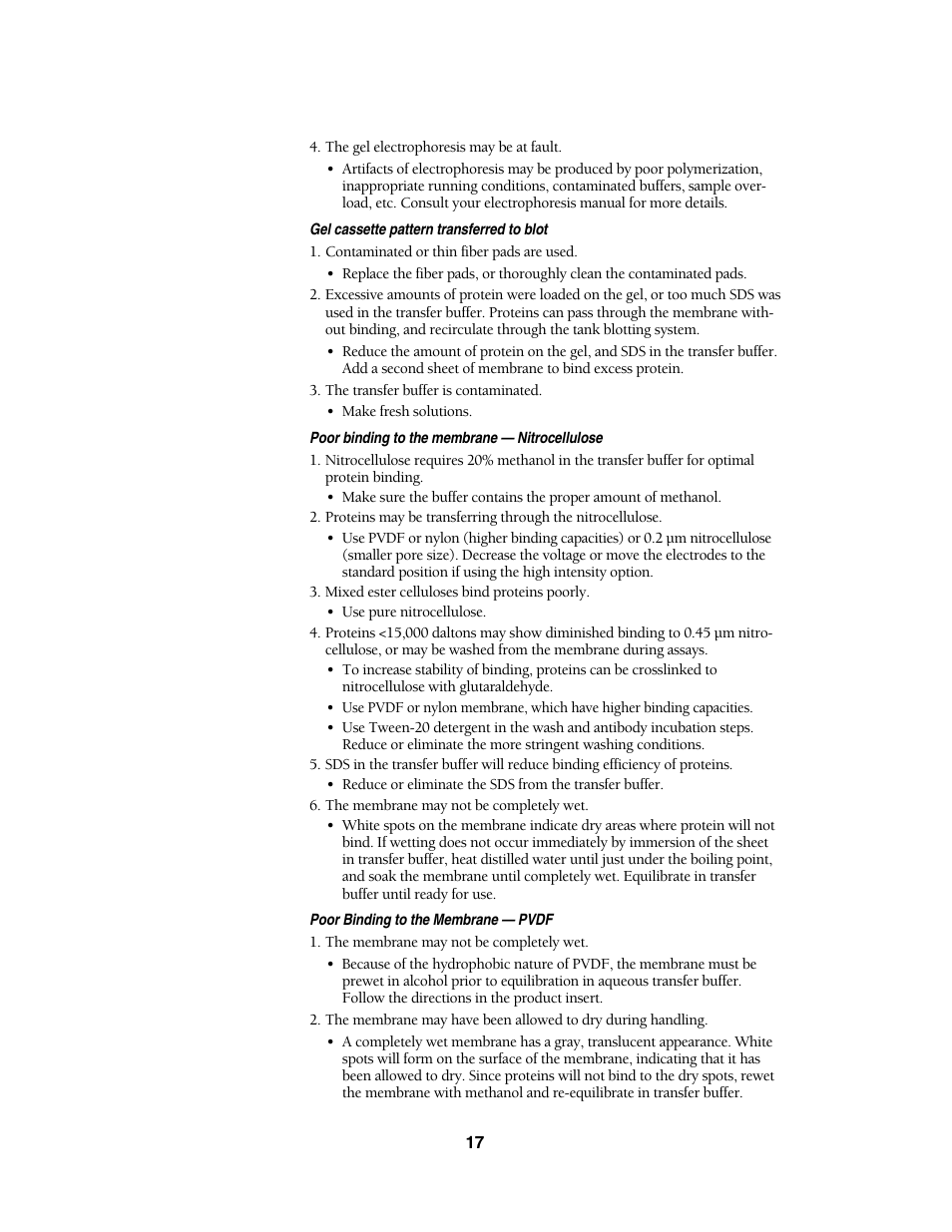 Bio-Rad Trans-Blot® Cell User Manual | Page 20 / 27