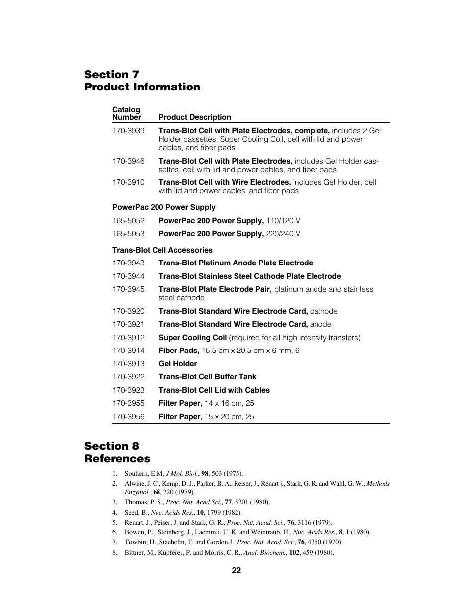 Bio-Rad Trans-Blot® Cell User Manual | Page 25 / 27