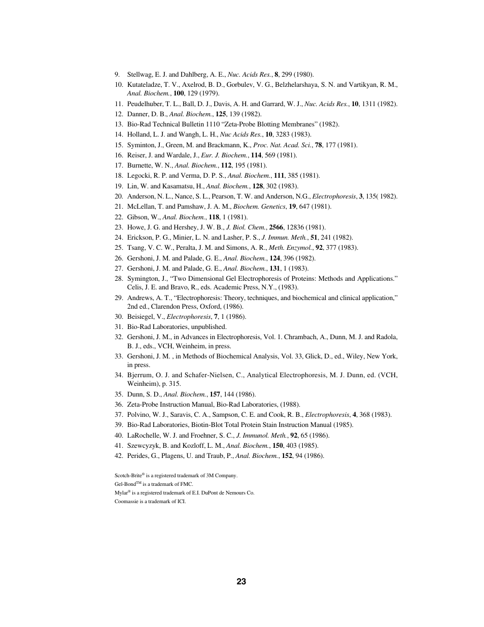 Bio-Rad Trans-Blot® Cell User Manual | Page 26 / 27