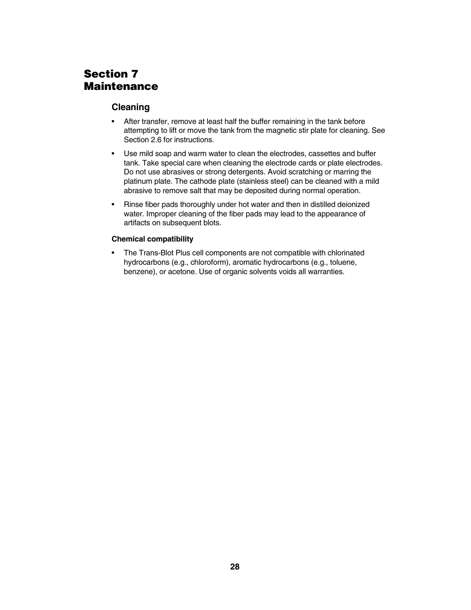 Bio-Rad Trans-Blot® Plus Cell User Manual | Page 30 / 34