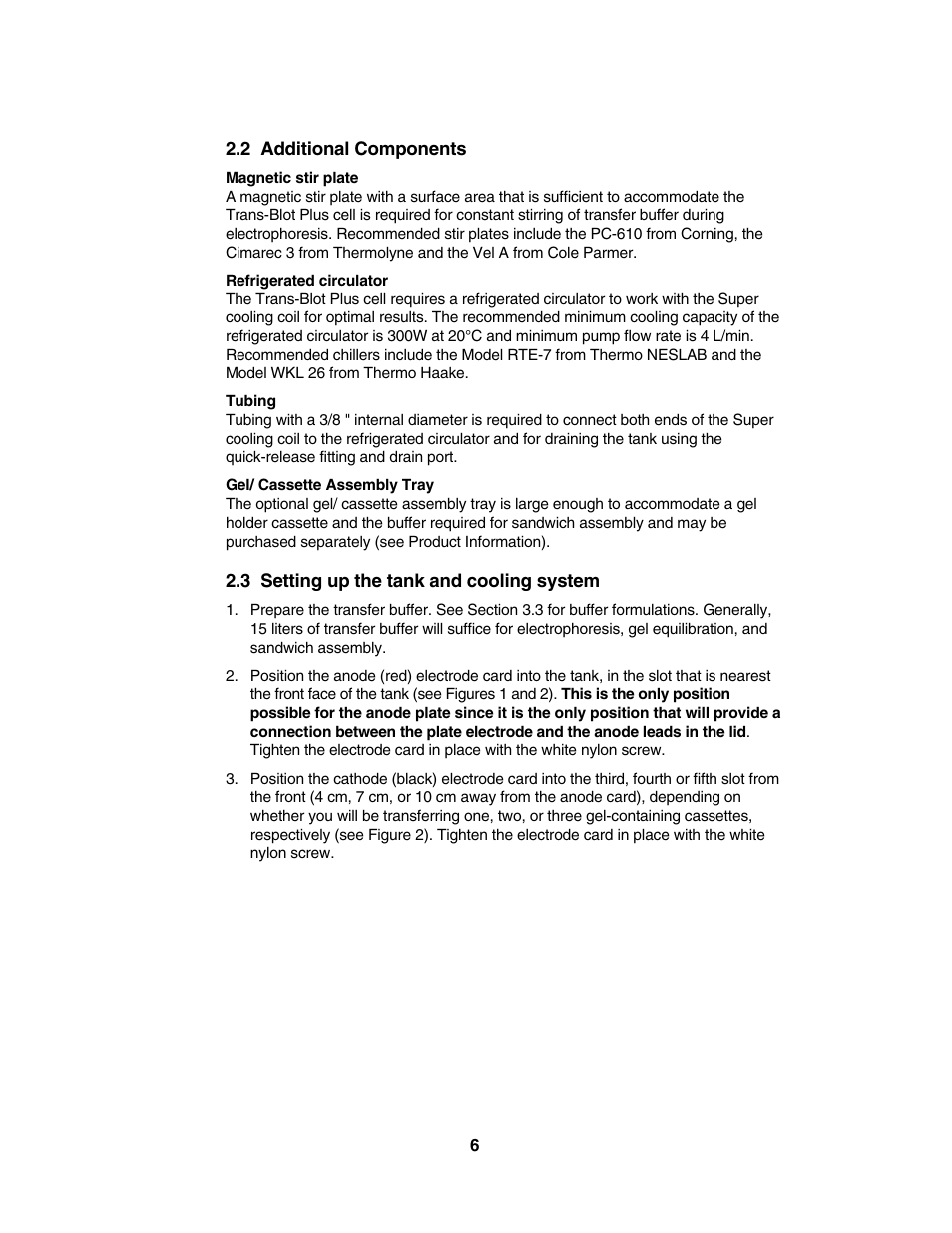 Bio-Rad Trans-Blot® Plus Cell User Manual | Page 8 / 34