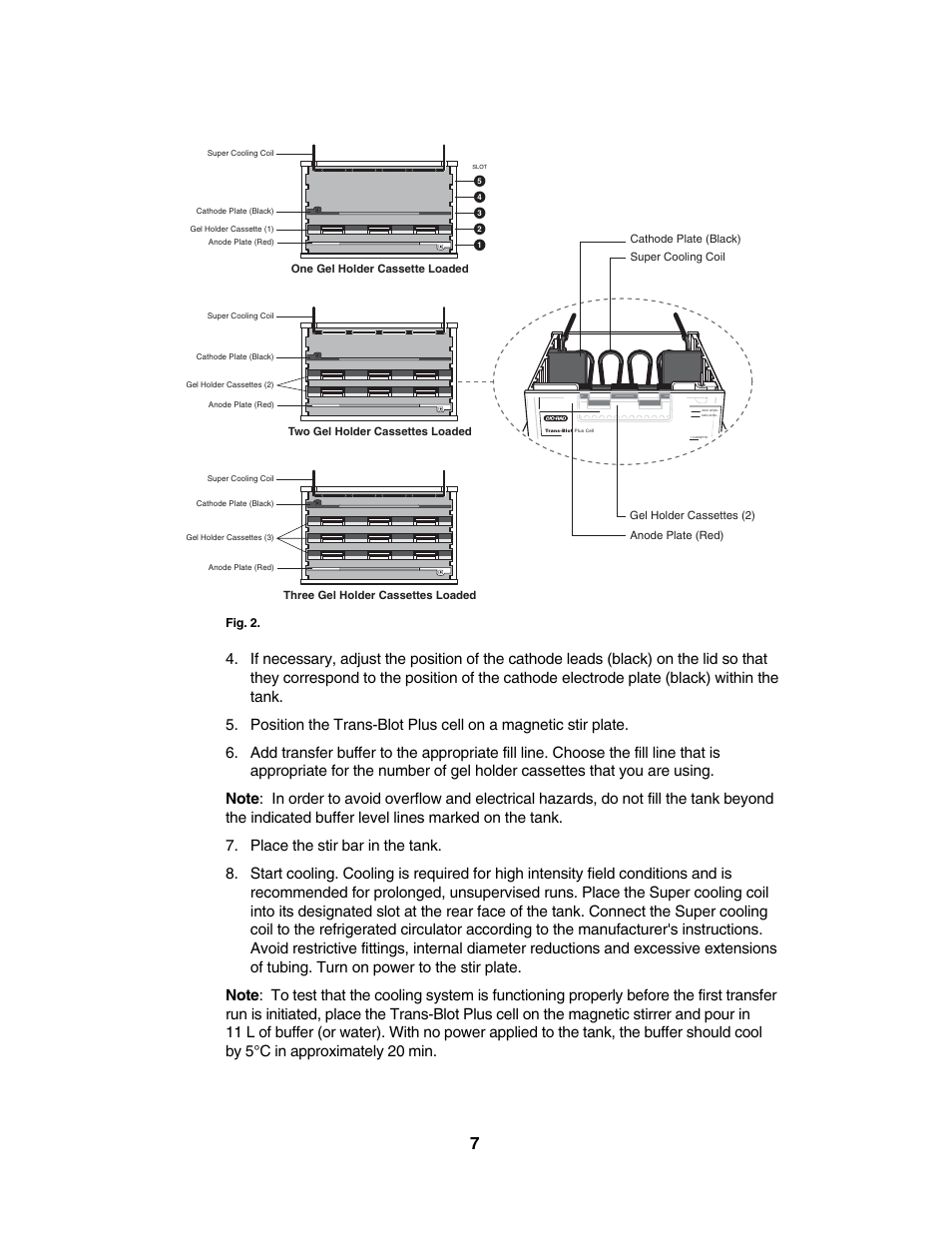 Bio-Rad Trans-Blot® Plus Cell User Manual | Page 9 / 34