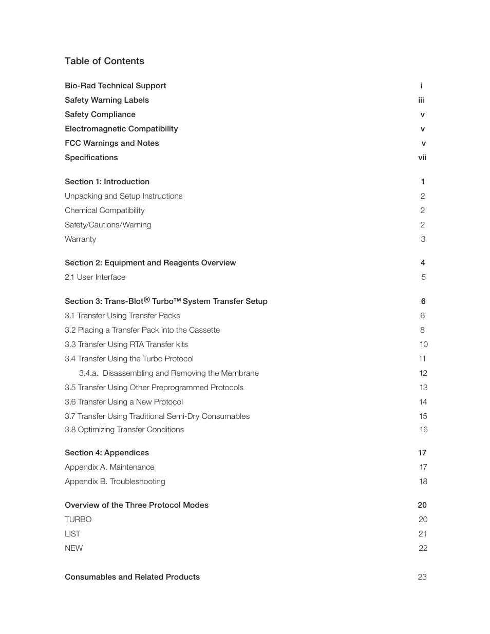 Bio-Rad Trans-Blot® Turbo™ Transfer System User Manual | Page 11 / 40