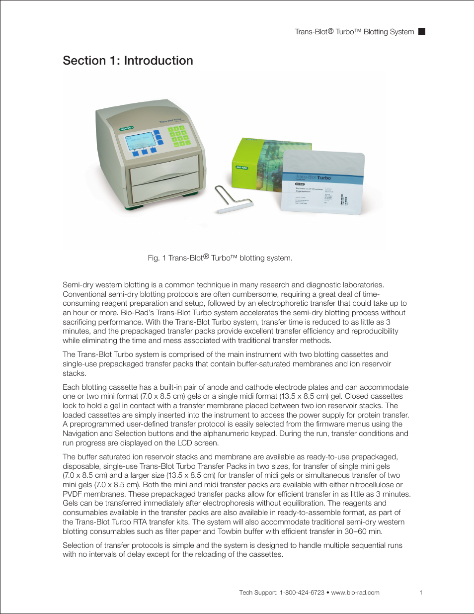 Bio-Rad Trans-Blot® Turbo™ Transfer System User Manual | Page 13 / 40