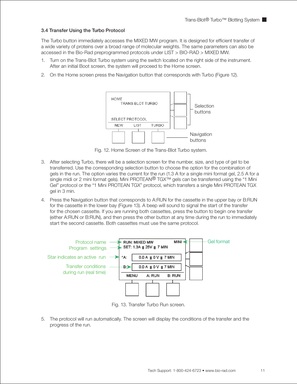 Bio-Rad Trans-Blot® Turbo™ Transfer System User Manual | Page 23 / 40