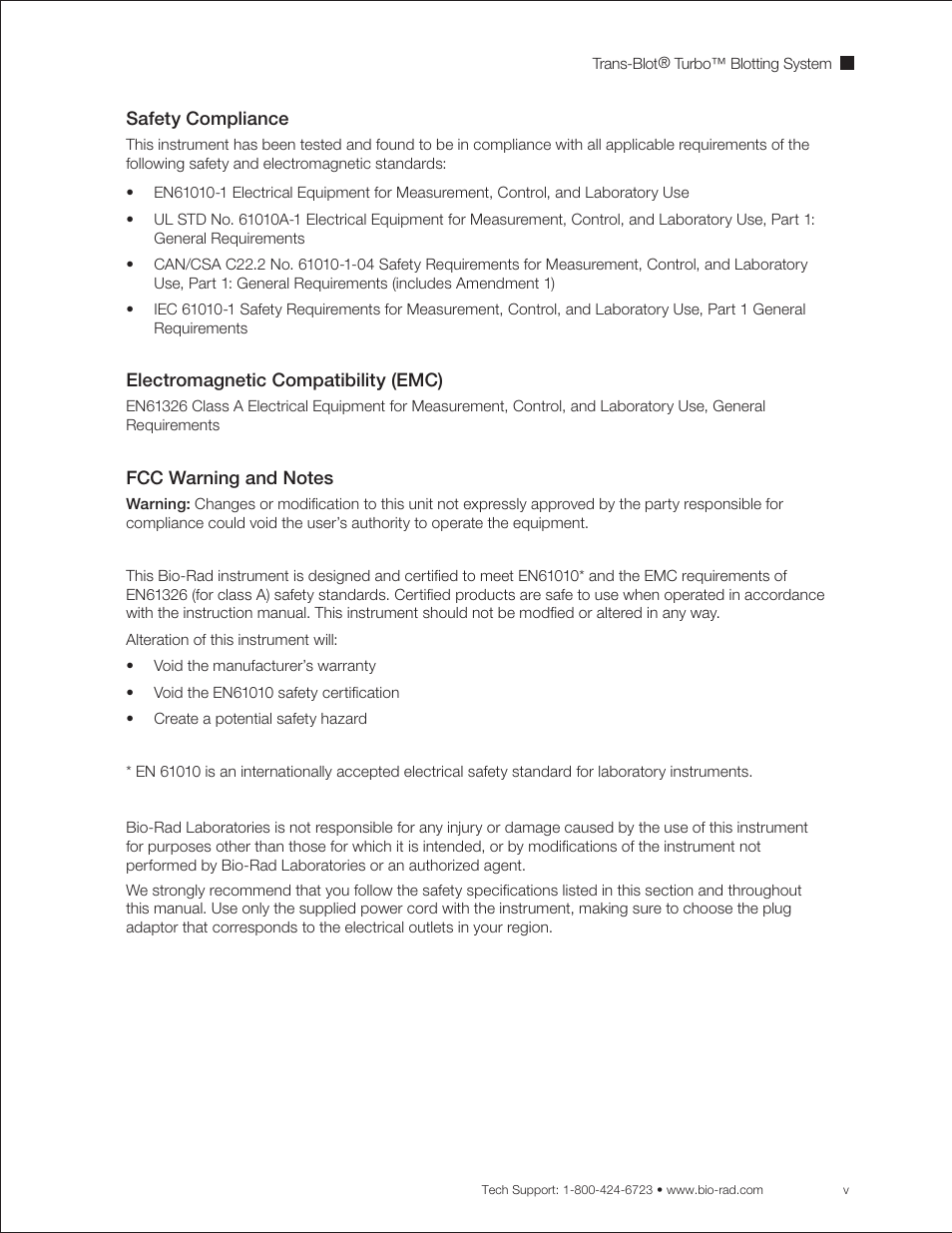 Bio-Rad Trans-Blot® Turbo™ Transfer System User Manual | Page 7 / 40