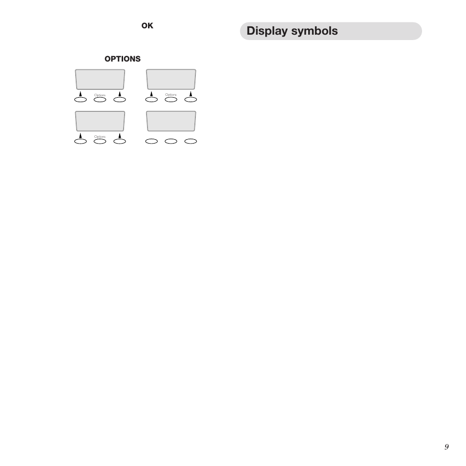 Display symbols | Black Box 2010 User Manual | Page 11 / 43