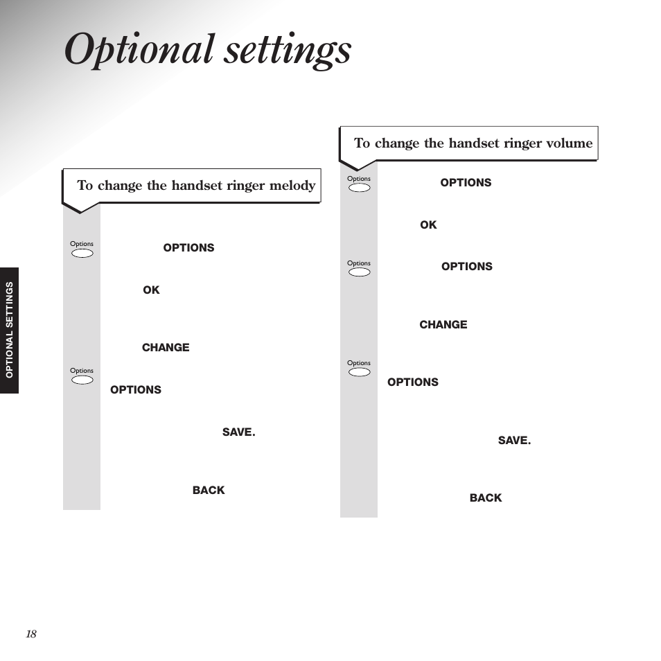 Optional settings | Black Box 2010 User Manual | Page 20 / 43
