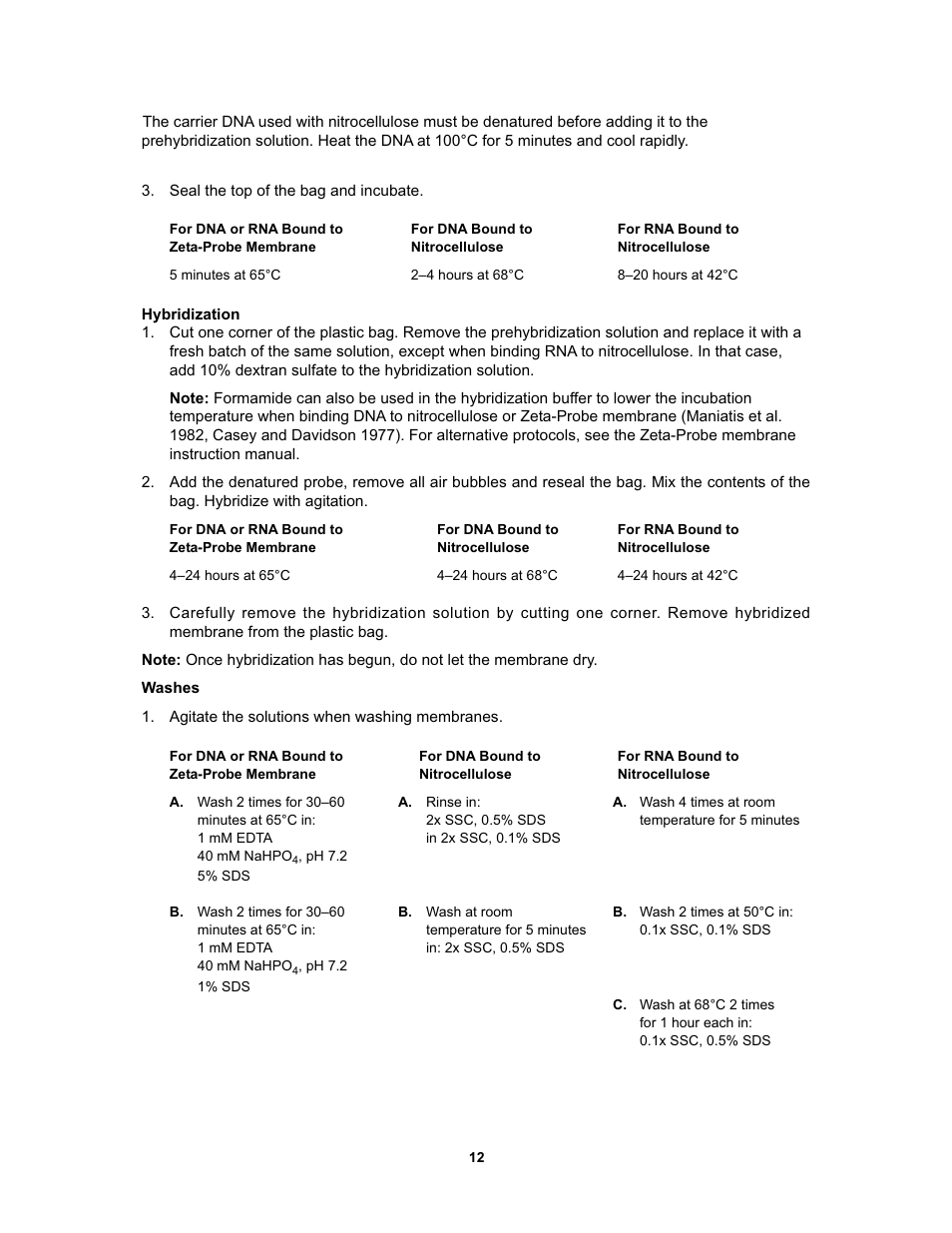 Bio-Rad Bio-Dot® and Bio-Dot SF Microfiltration Apparatus User Manual | Page 16 / 32