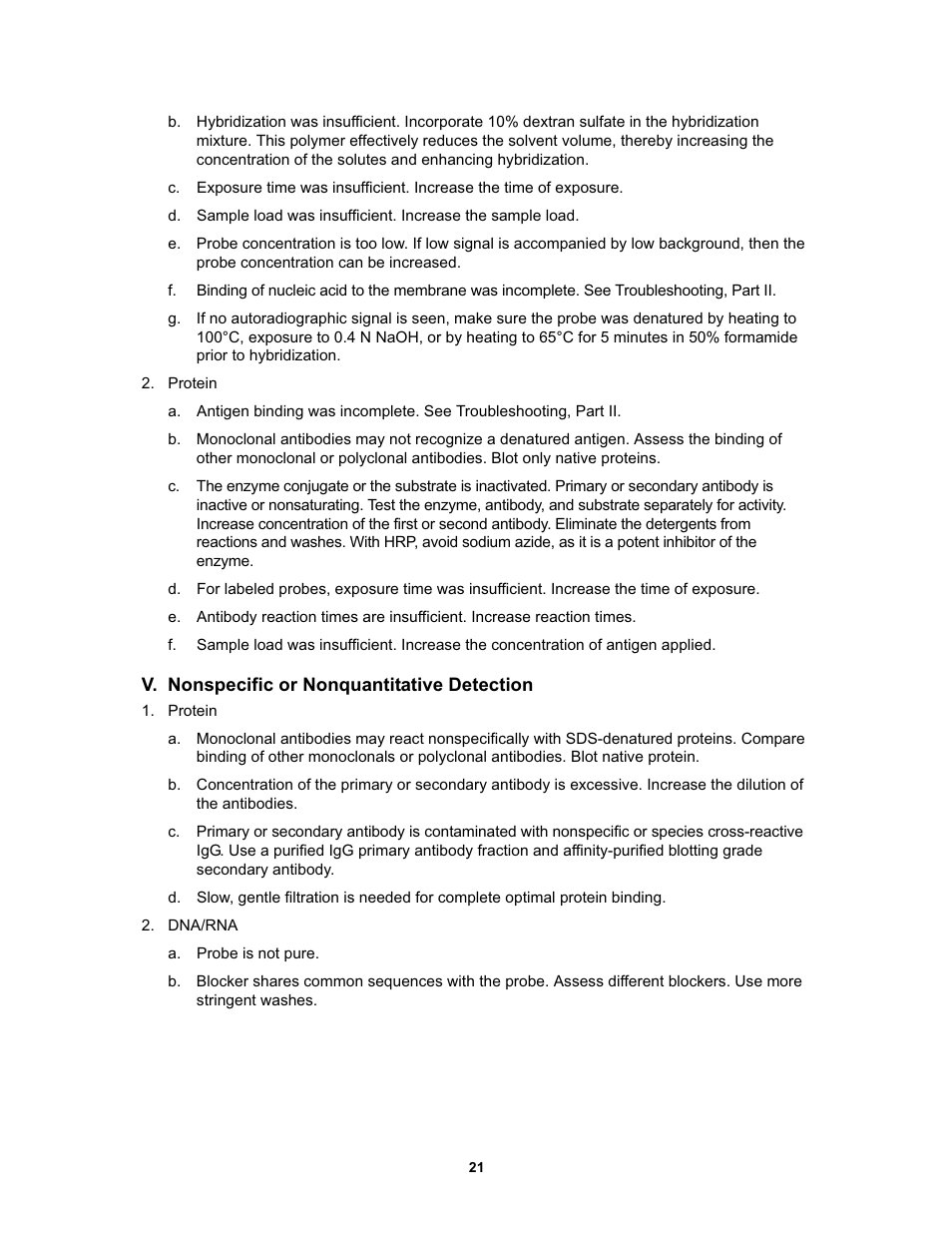 Bio-Rad Bio-Dot® and Bio-Dot SF Microfiltration Apparatus User Manual | Page 25 / 32