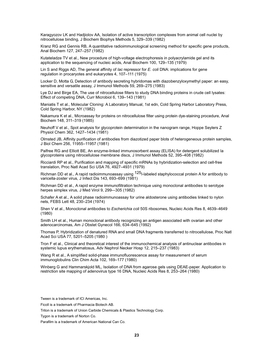 Bio-Rad Bio-Dot® and Bio-Dot SF Microfiltration Apparatus User Manual | Page 27 / 32