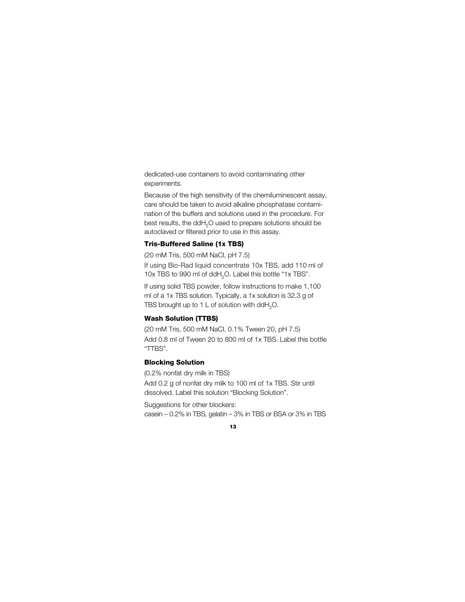 Bio-Rad Immun-Star™ AP Chemiluminescence Kits User Manual | Page 16 / 35