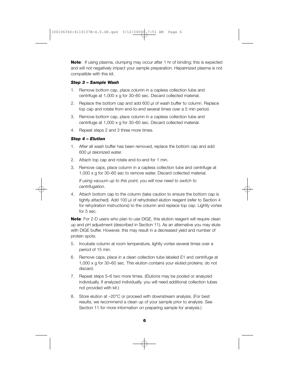 Bio-Rad ProteoMiner Protein Enrichment Kits User Manual | Page 8 / 22