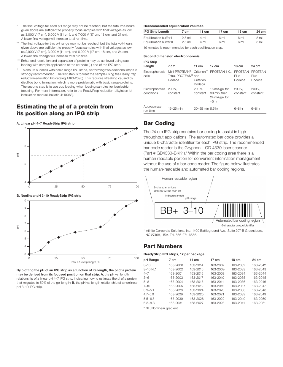 Bar coding | Bio-Rad PROTEAN® IEF Cell Accessories User Manual | Page 3 / 4