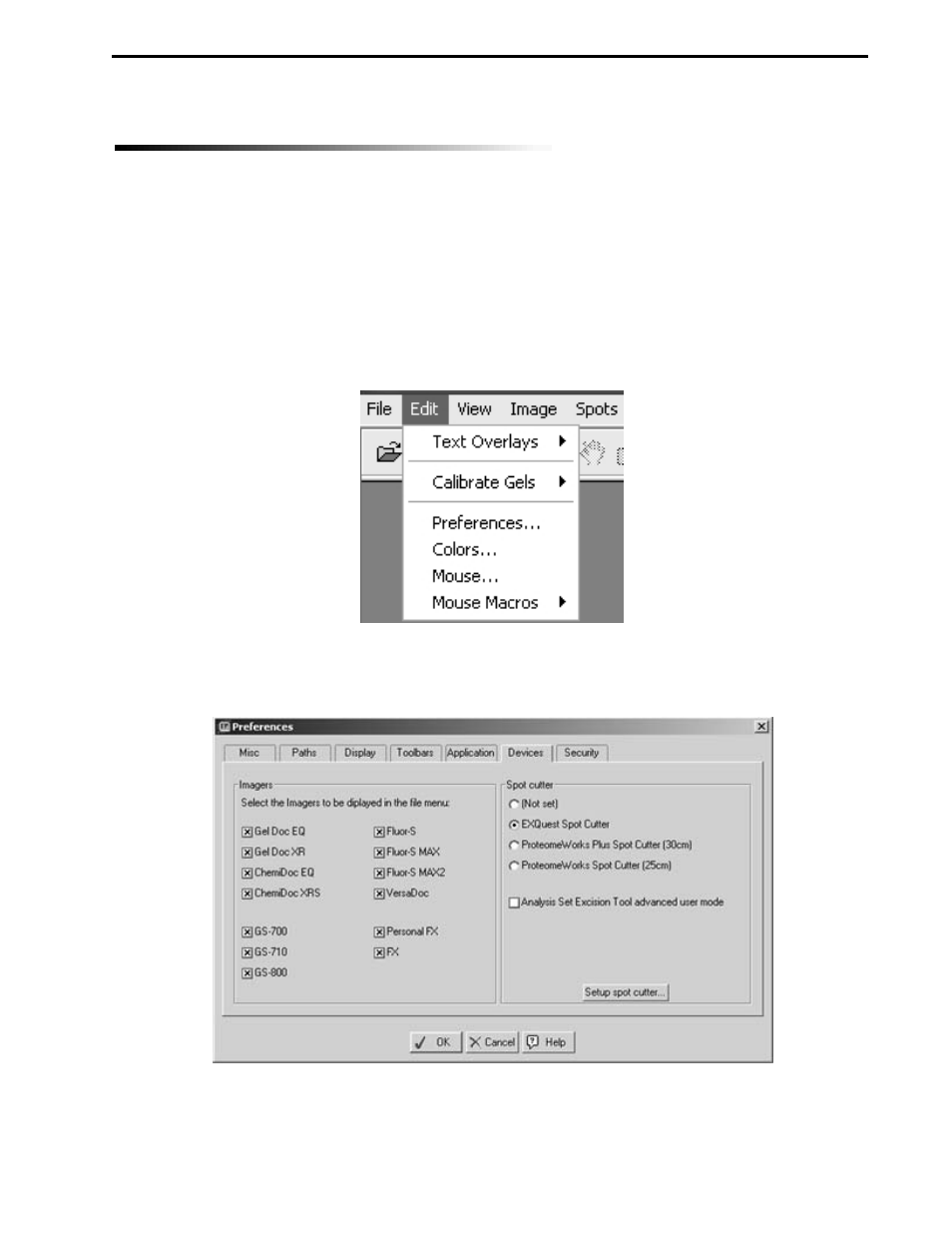 0 exquest calibration wizard | Bio-Rad EXQuest Spot Cutter User Manual | Page 23 / 81