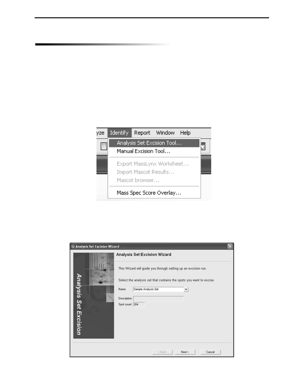 0 analysis set excision tool | Bio-Rad EXQuest Spot Cutter User Manual | Page 43 / 81