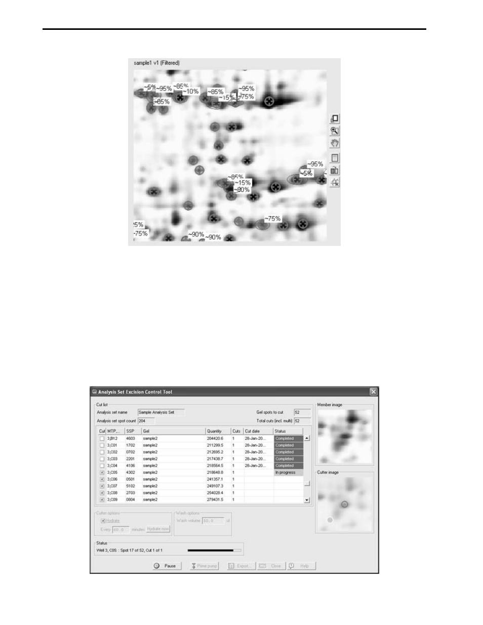 Bio-Rad EXQuest Spot Cutter User Manual | Page 54 / 81