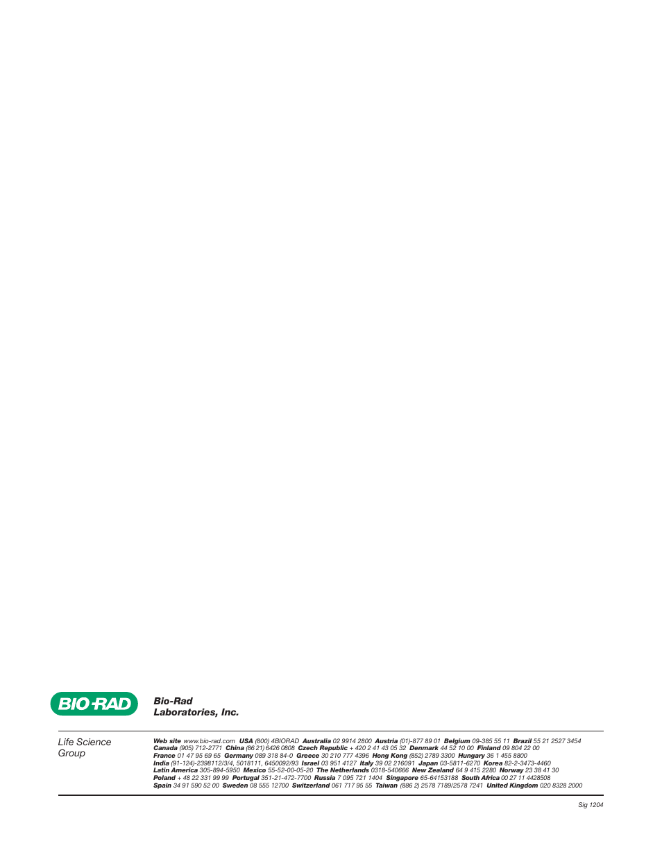 Bio-Rad EXQuest Spot Cutter User Manual | Page 81 / 81