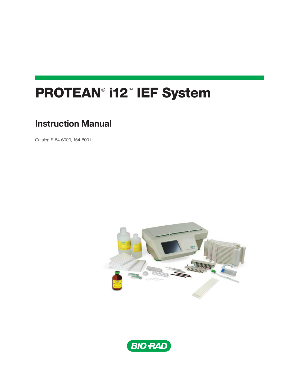 Bio-Rad PROTEAN® i12™ IEF System User Manual | 60 pages