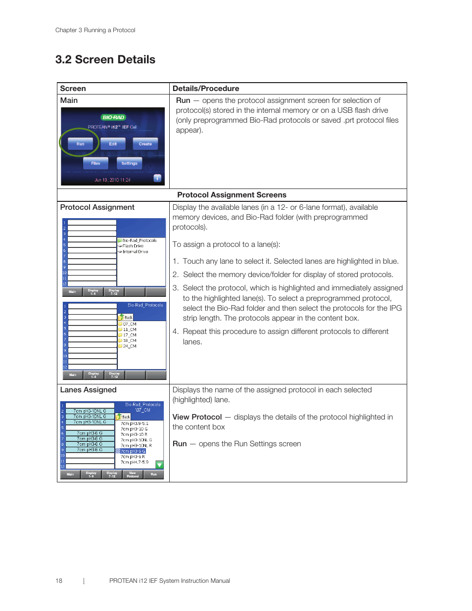 2 screen details | Bio-Rad PROTEAN® i12™ IEF System User Manual | Page 22 / 60