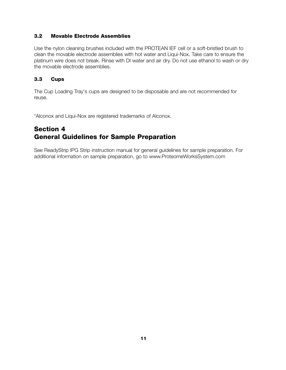 Bio-Rad PROTEAN® IEF Cell Accessories User Manual | Page 13 / 16