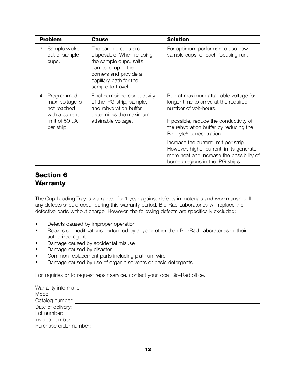 Bio-Rad PROTEAN® IEF Cell Accessories User Manual | Page 15 / 16