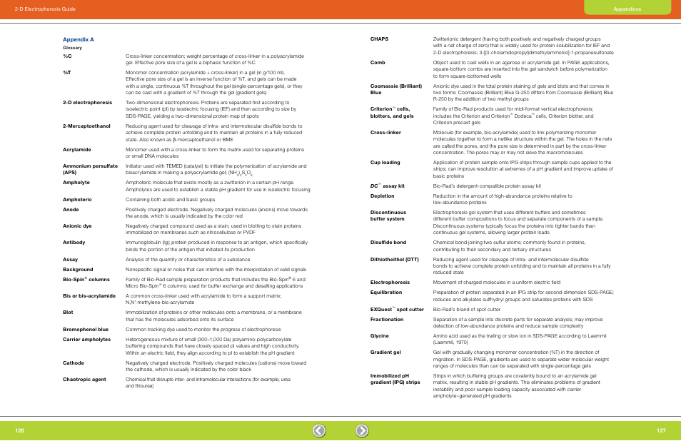 Appendix a, Glossary | Bio-Rad GS-900™ Calibrated Densitometer User Manual | Page 65 / 72